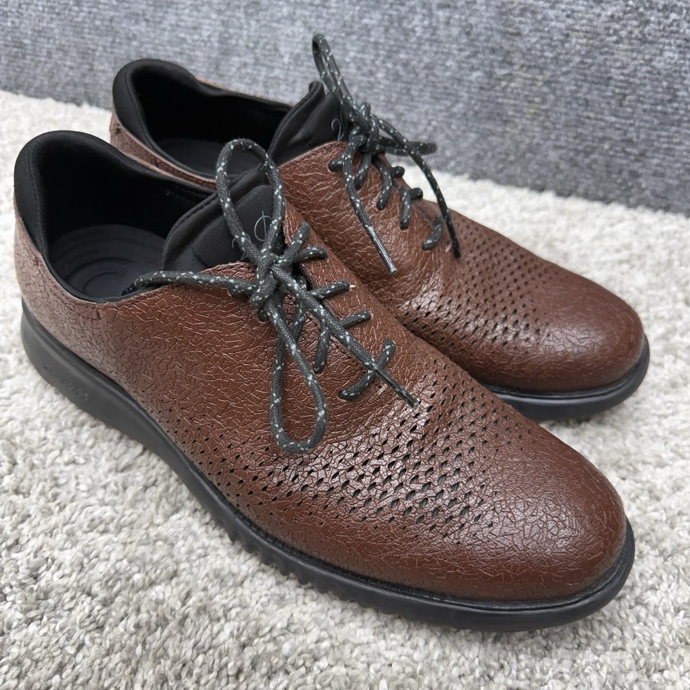 Cole Haan 2.ZeroGrand Laser‎ Wingtip shoes C28259 Men's size 9.5M